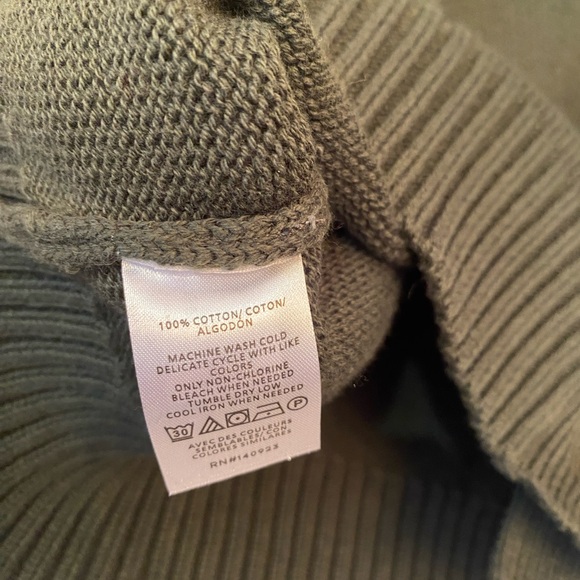 NWT LOFT Women's Green Cardigan Sweater. Size medium. - Picture 5 of 7